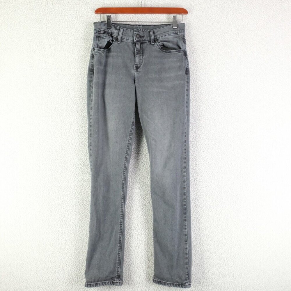 Mott & Bow Jeans Womens 26 Gray Boyfriend Slim Lightweight Retro Denim 30L